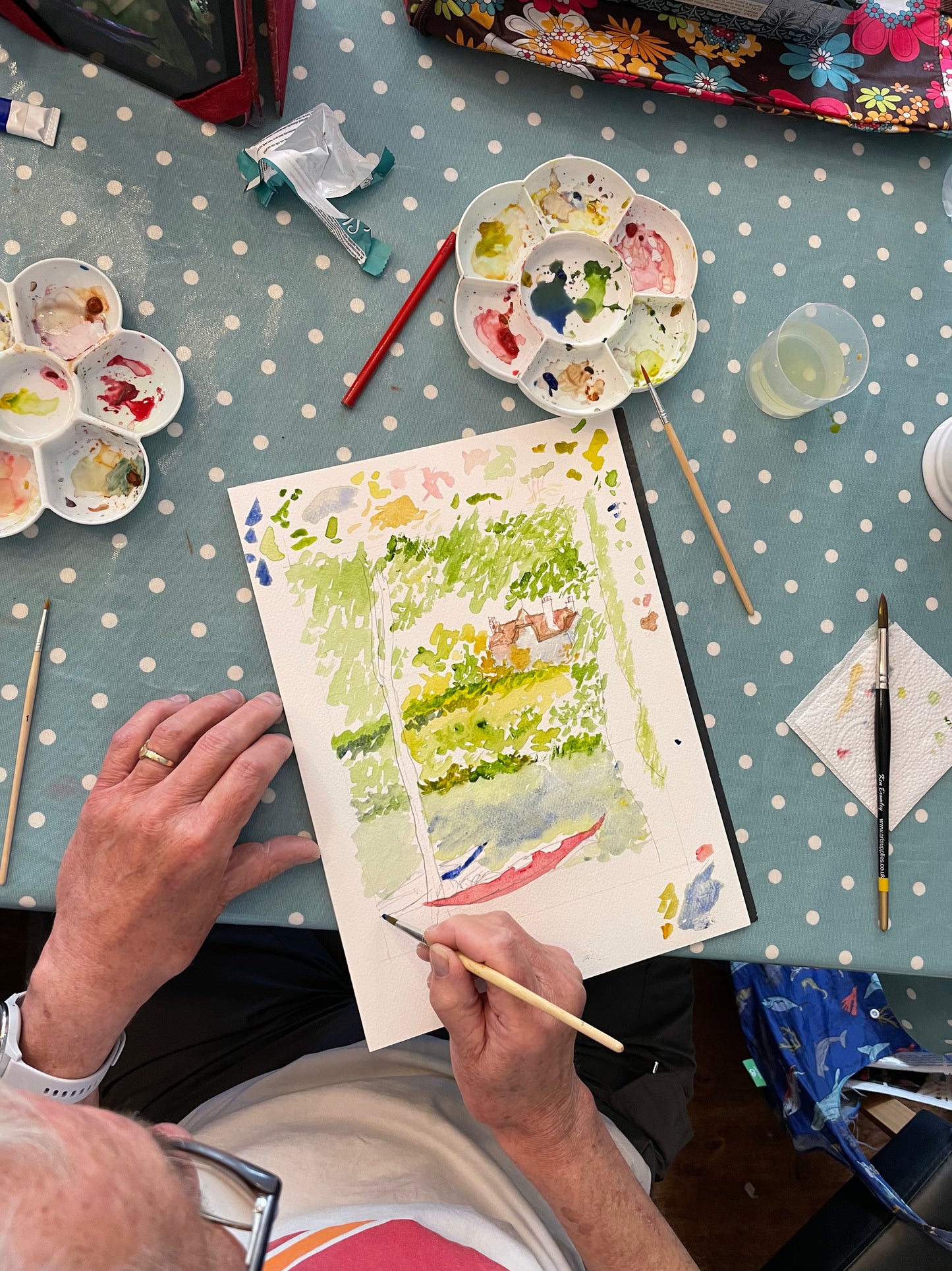 Art Class ~ Watercolour Landscape at The Emporium