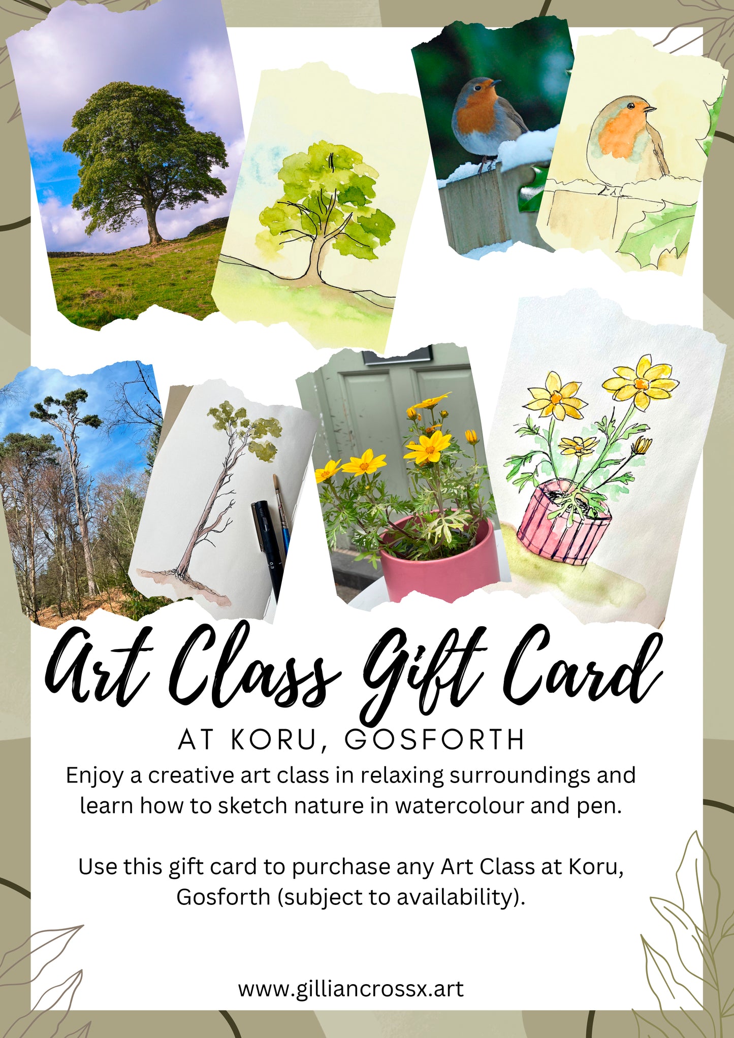Gift Card ~ Koru Art Class