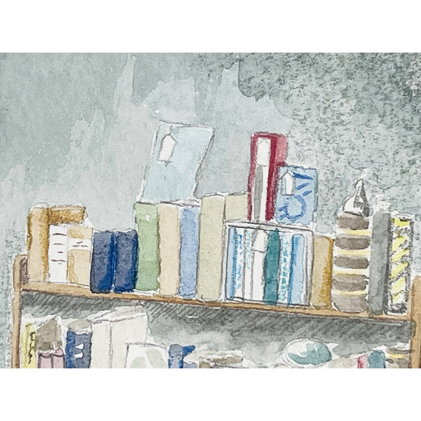 Bookshop Window, Edinburgh ~ Original Painting
