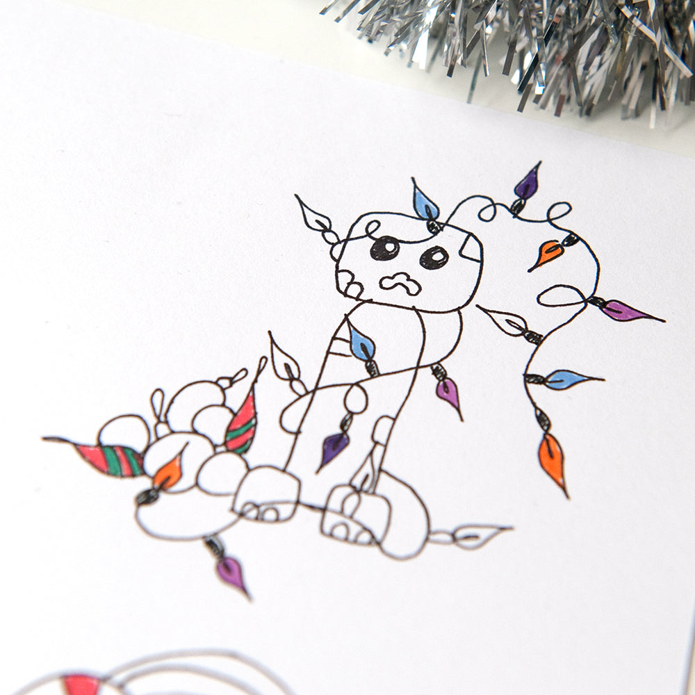 Christmas Minecraft Creepers Colouring Page Instant Download
