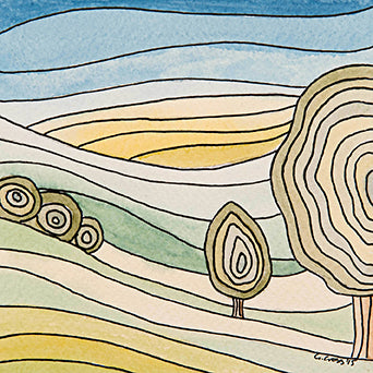 Mallyan Field Contour Landscape