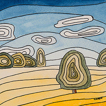 Stowe Field Contour Landscape