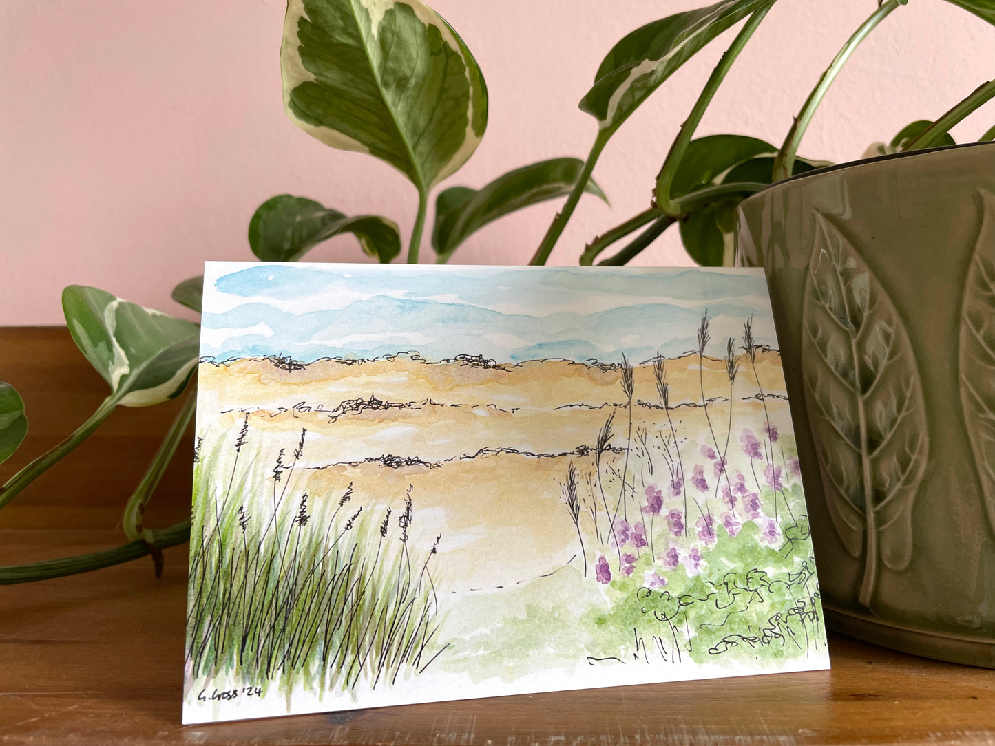 Alnmouth Beach ~ Purple