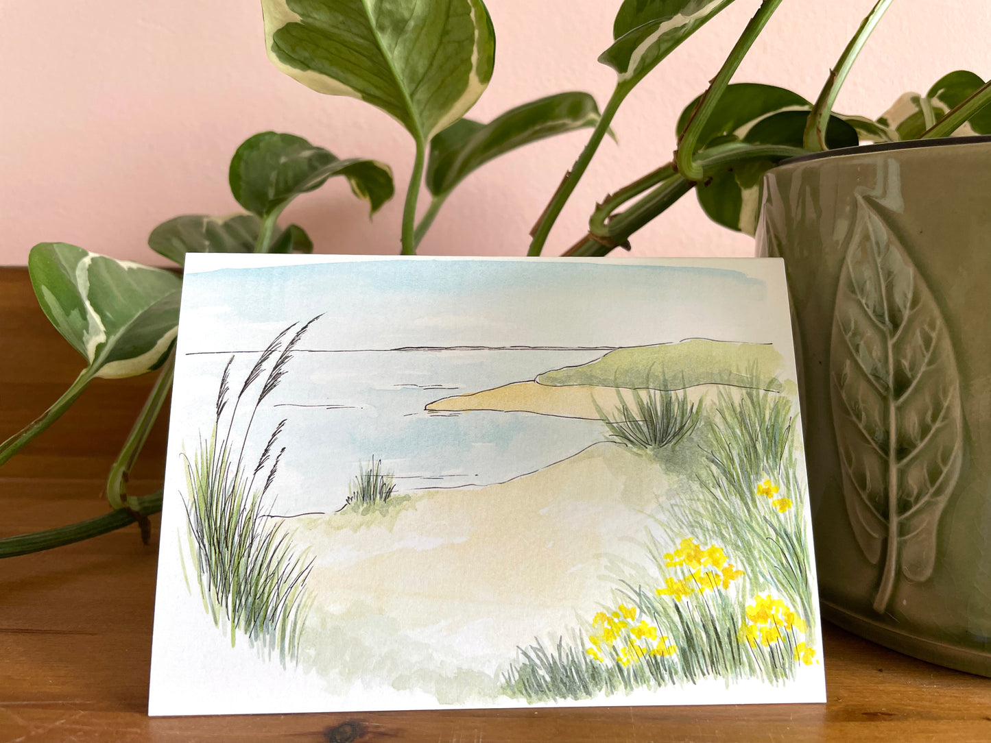 Alnmouth Beach ~ Yellow