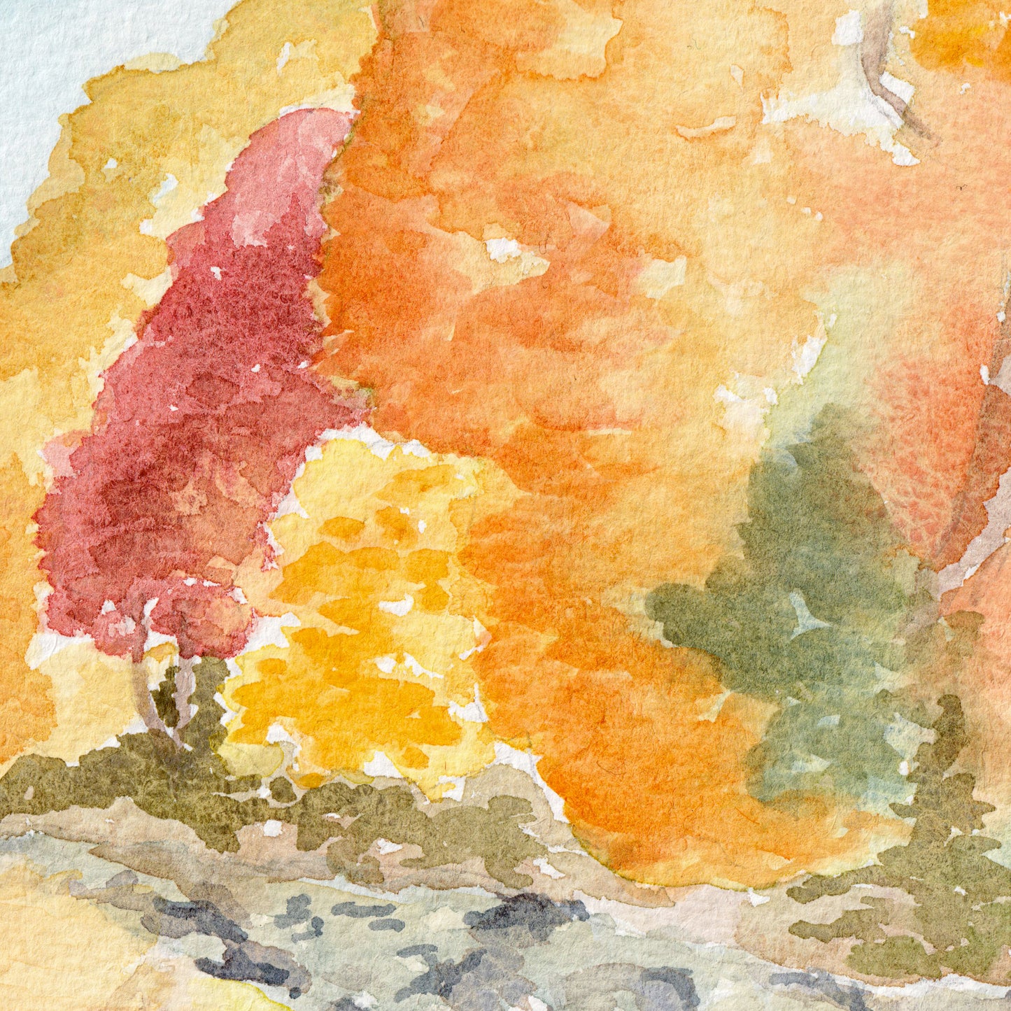 Autumn at Stainforth Foss ~ Original Painting