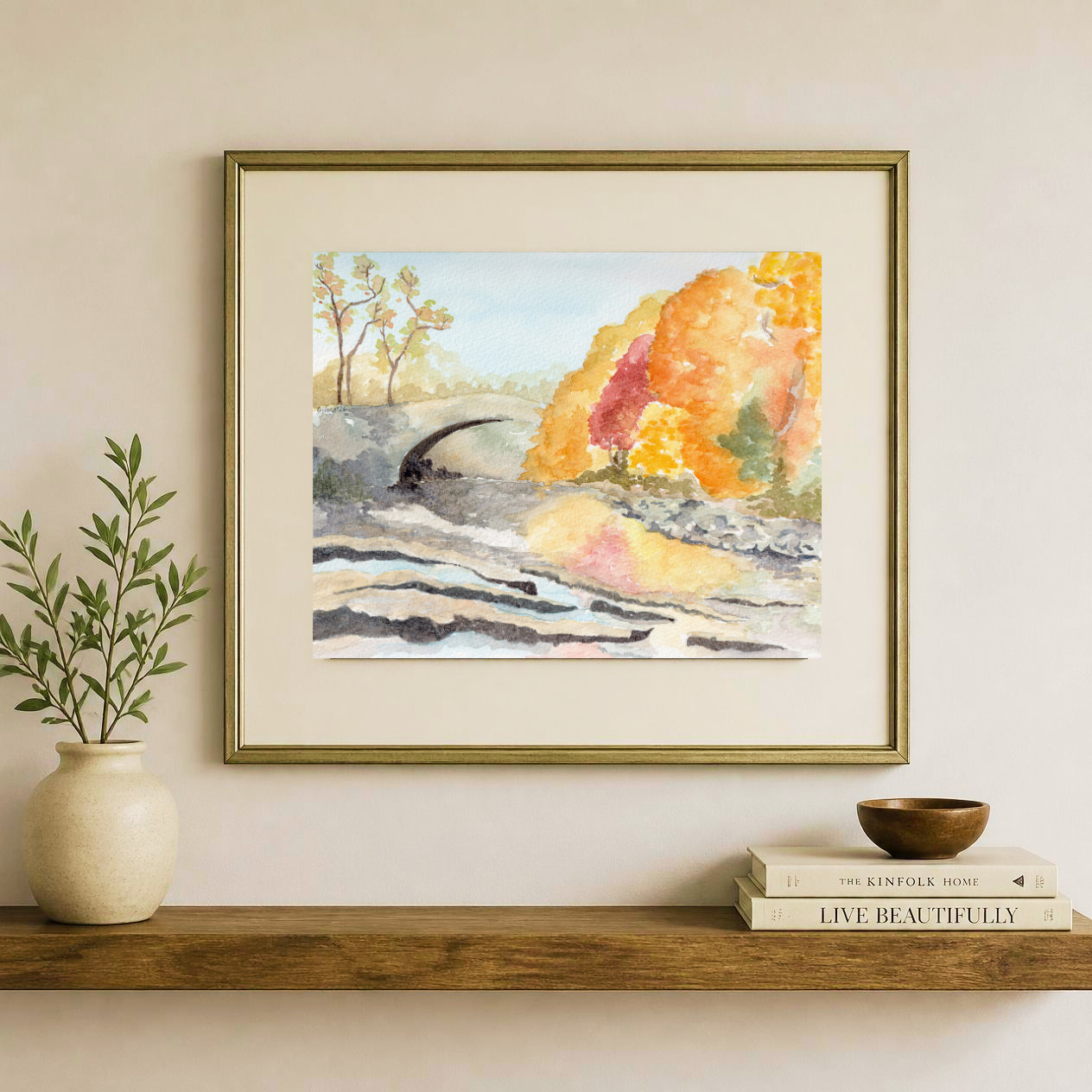 Autumn at Stainforth Foss ~ Original Painting