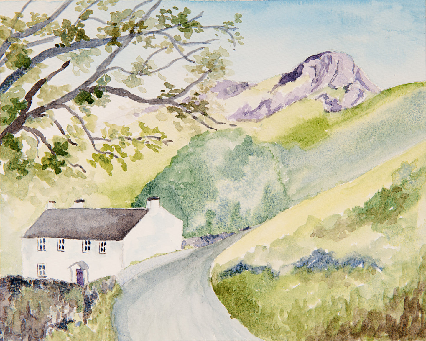 Blea Tarn House & Side Peak ~ Original Watercolour Painting