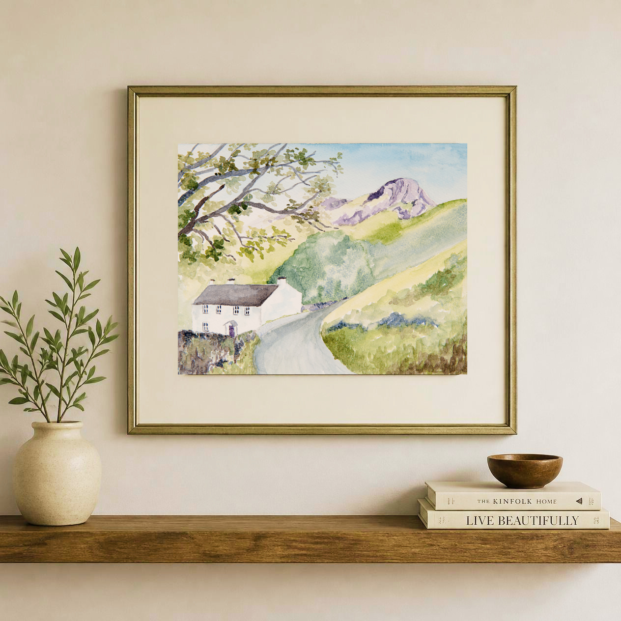 Blea Tarn House & Side Peak ~ Original Watercolour Painting