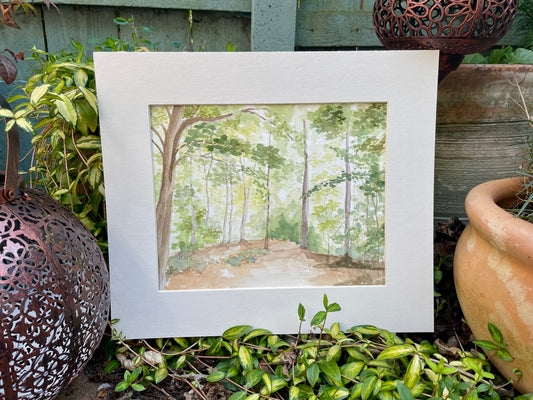 Chopwell Woods in September ~ Original Watercolour Painting