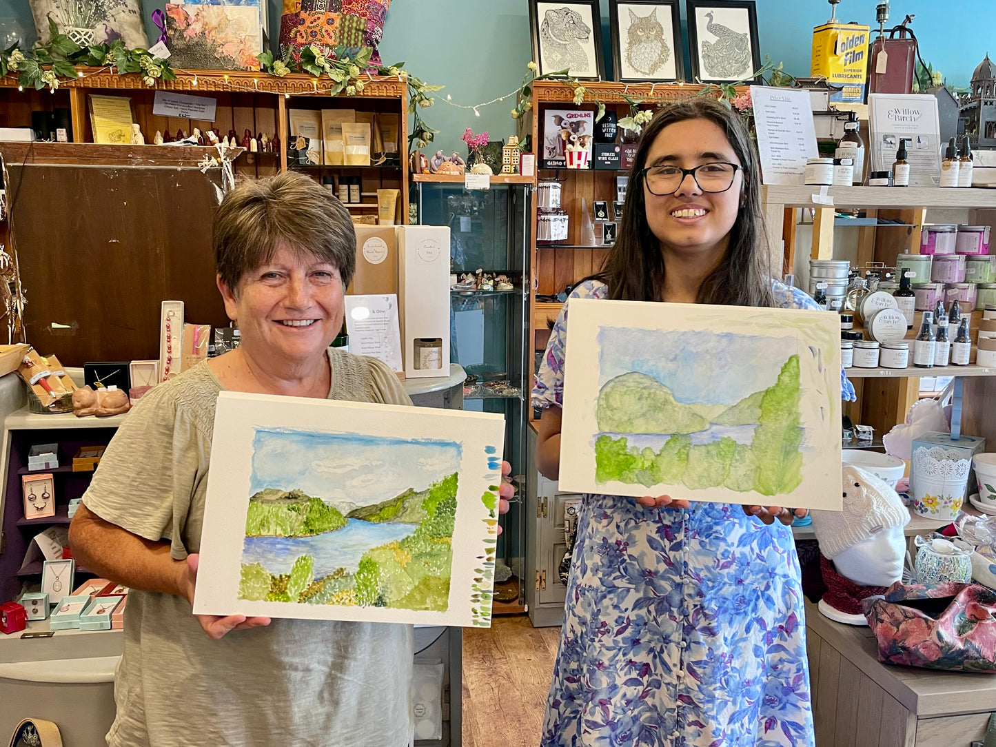 Art Class ~ Watercolour Landscape at The Emporium
