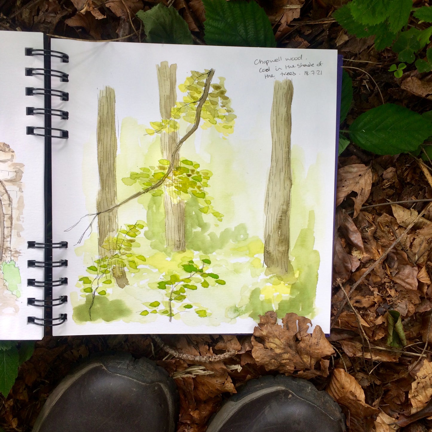 Chopwell Woods ~ Sketches Collection Greeting Card
