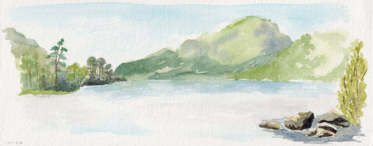 Loch Eck Tranquility ~ Original Watercolour Painting