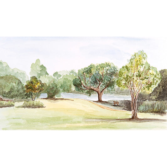 Pheasant Field, Bolam Lake ~ Greeting Card