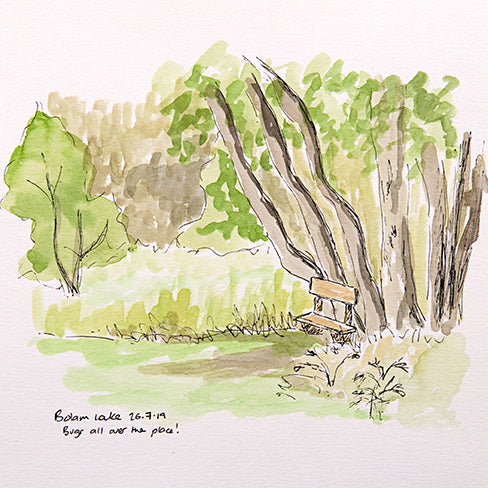 Bolam Lake ~ Sketches Collection Greeting Card