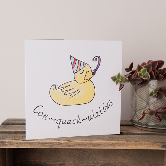 Con-Quack-ulations ~ Greeting Card