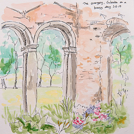 Gibside Orangery ~ Sketches Collection Greeting Card