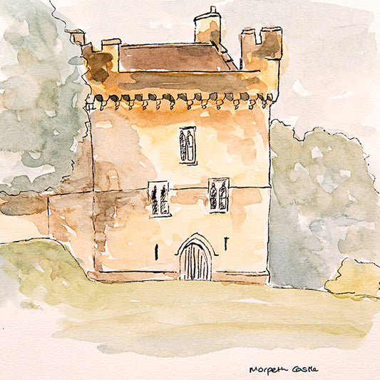 Morpeth Castle ~ Sketches Collection Greeting Card